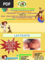 Caracteristicas Anatomo-Fisiologicas Del Niño en Las Diferentes Etapas