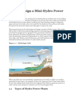 How To Design A Mini Hydro Power Plant