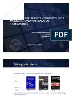 Modelación Avanzada de Transporte - Sesión 1