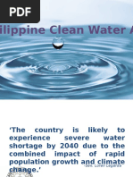 Philippine Clean Water Act