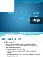 Konsep Sehat - Sakit