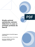 Studiu Final Satisfactia Cadrelor Didactice