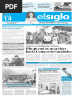 Edición Impresa El Siglo 14-05-2017