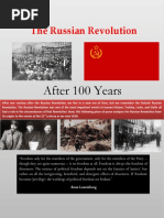 The Russian Revolution (The 100th Year Anniversary)