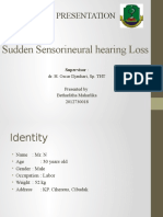 Sudden Sensorineural Hearing Loss