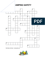 Camping Safety LP FF Crossword