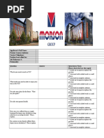 MORSON GROUP Job Interview Questionnaire Form