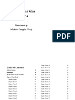 The Bhagavad Gita-Chapter 4: Word-for-Word Translation With Grammatical Notes