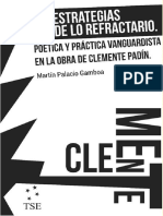 Las Estrategias de Lo Refractario - Martín Palacio Gamboa