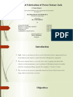 Design and Fabrication of Power Scissor Jack