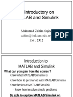 Mat Labs I Mu Link Tutorial