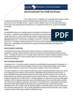 Fact Sheet - Community Impact Investment Tax Credit Act of 2017