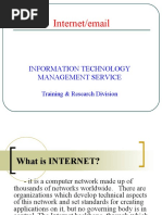 Internet/email: Information Technology Management Service