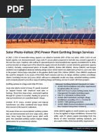 Solar Farm Earthing Design - 3pg Brochure A