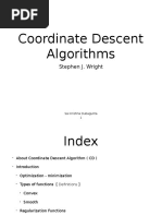 Coordinate Descent Algorithms: Stephen J. Wright