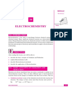 Electrochemistry: Notes