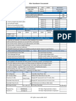 Antenna Parts Installation Pass: Site Handover Document