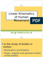 SPE3540 Biomekanik Linear Kinematics