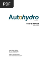 Autohydro Manual