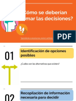 ¿Cómo Se Deberían Tomar Las Decisiones