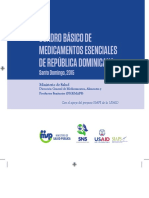 Cuadro Basico de Medicamentos Esenciales de RD. 2015