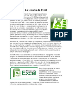 La Historia de Excel