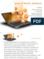 BASE Analysis of NoSQL Database