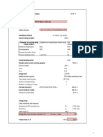 Cable Sizing For Main Cable - DB