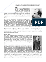 Autores Del Conflicto Armando Interno en Guatemala