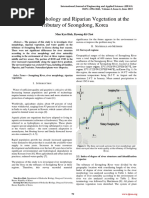 River Morphology and Riparian Vegetation at The Tributary of Seongdong, Korea