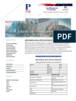 Seal Application Data Sheet - Mechanical Shaft Seal