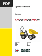 Operator's Manual: Dumpers