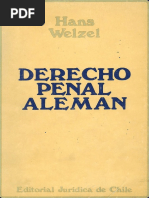 935 Welzel - Derecho Penal Alemán