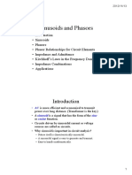 Sinusoids and Phasors