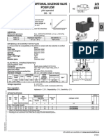 Proportional Solenoid Valve Posiflow 2/2 203: Pilot Operated 3/8 - 1/2