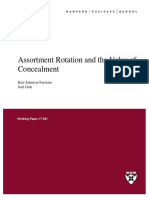 Assortment Rotation and The Value of Concealment: Kris Johnson Ferreira Joel Goh