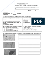 Prueba de Comprensión Lectora Pinocho