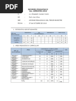 Formato Informe Pedagôgico 3er Bimestre Uypaca