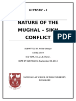 History I - Mughal Sikh Conflict