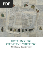 Creative Writing Studies Rethinking Creative Writing Programs PDF