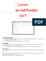 Livre T Fiches Method Es SVT