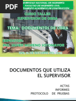 Documentos Del Supervisor de Obras