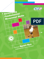 Developing Fundamental Movement Skills - Focus Sprint Run - Foundation Stage (Crianças) PDF