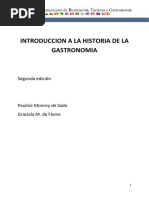 Introduccion A La Historia de La Gastronomia PDF