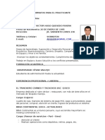 Formatos Administracion CV