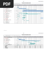 Cronograma Fisico y Valorizado de Obra