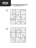 Medium Sudoku 015