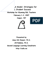 The CALLA Model Strategies For ELL Student Success PDF