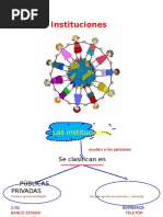 Las Instituciones Privadas y Publicas