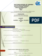 Planificación Financiera Corto y Largo Plazo